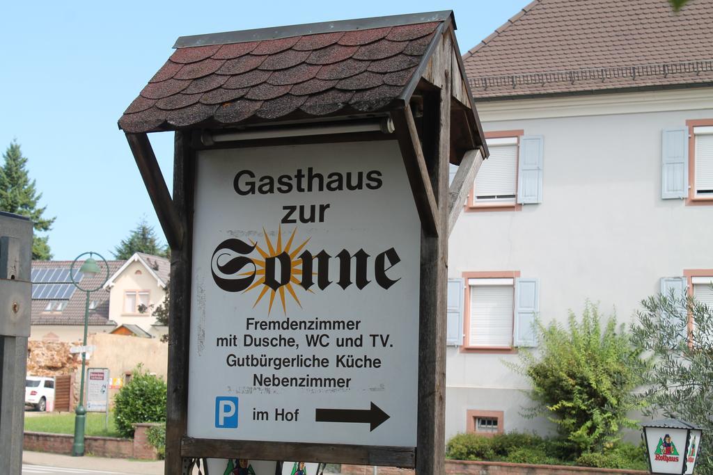 Gasthaus Zur Sonne Фрайбург Екстериор снимка